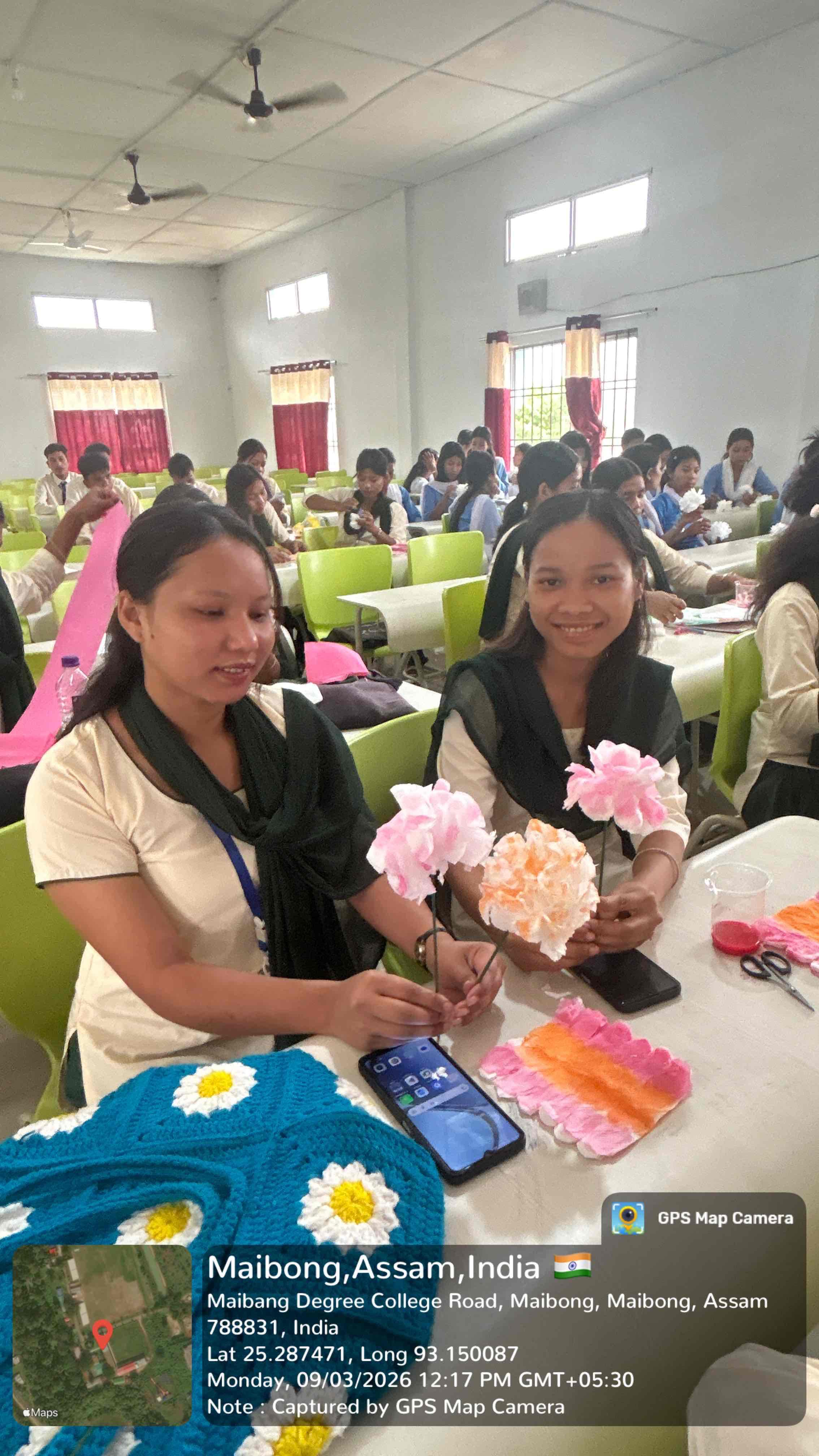Workshop on Crochet and Flower Making Training on the occasion of INTERNATIONAL WOMEN'S DAY